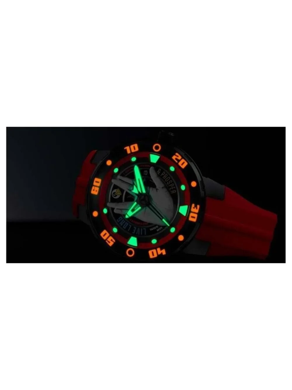 NWT Nubeo Mariner Red Dial Men's Watch
